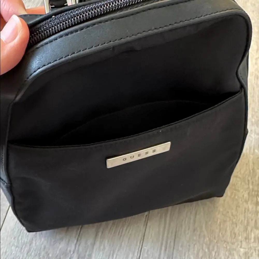 Y2k Guess Mini Black Nylon Backpack Small Travel Backpack Coquette